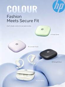 HP Earbud Bluetooth ini memiliki desain over-ear, driver dinamis 18mm, Bluetooth 6.0, dan diamankan dengan silikon cair untuk pemasangan yang stabil, sehingga cocok untuk berlari maupun bepergian. - View 11