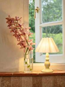 1pc USB Powered Minimalist Desk Lamp, Modern Ins Style Vintage Creative Premium Decor Night Light For Bedroom Bedside Room Desktop - Yellow - View 5