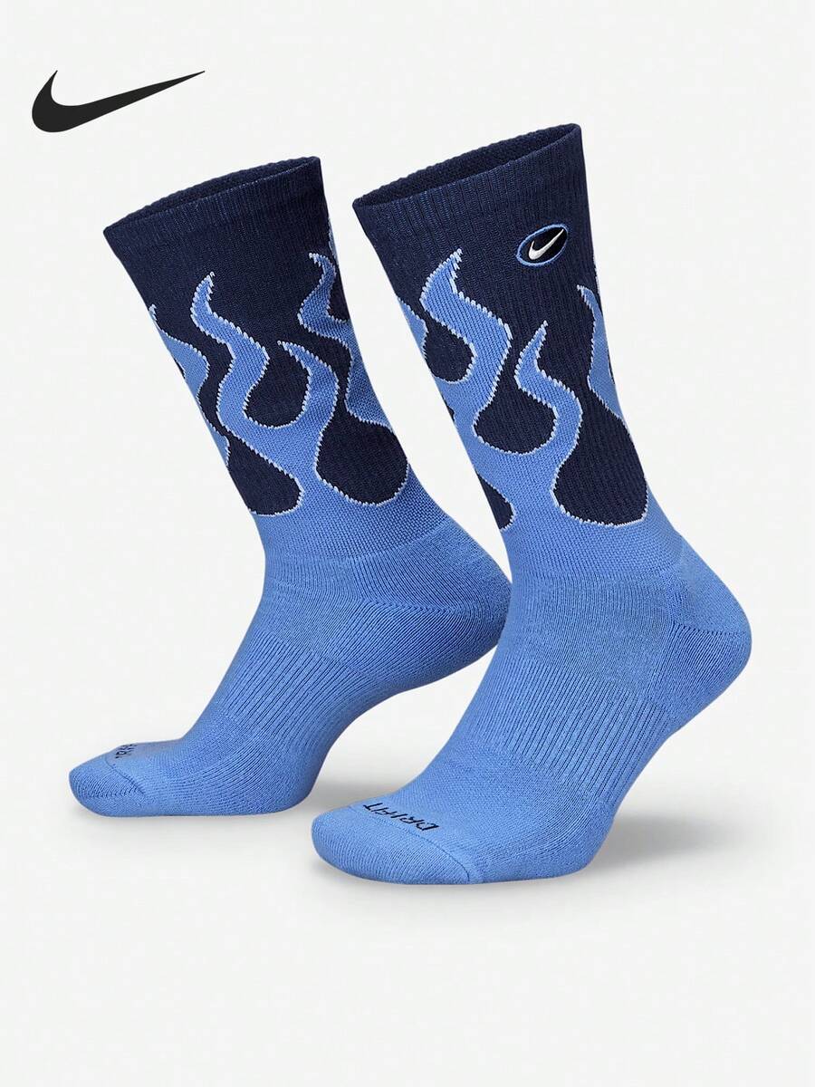 Nike Authentic 2025 New Fashion Mid-Calf Sports Socks 1 Pair IB2285-410 - IB2285-410 - View 1