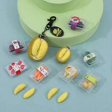 Dollhouse Mini Boxed Fruit Set - 1:6 And 1:12 Scale, Mini Pear, Apple, Grape Models, Suitable For BJD OB11 6-Inch Dollhouse, Miniature Food Scene Decoration And Collection Accessories (Suitable For 14 Years And Above) - Multicolor - View 4