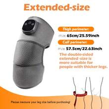 FollowBreak 1pc Leg Massage Device, Adjustable Heat And Vibration Knee Massager, 4 Temperature & 3 Intensity Levels, For Knee, Shoulder, Elbow - Multicolor - View 15