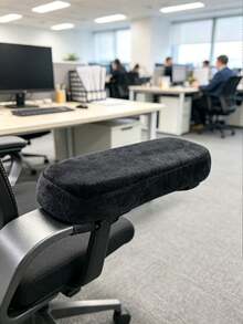 1 Pair Ergonomic Memory Foam Armrest Pads, Suitable For Office Chairs - Universal Elbow Support Pads, Relieve Pressure, Comfortable Armrest Covers, Suitable For Desk Chairs And Wheelchairs - Multiple Styles - View 3