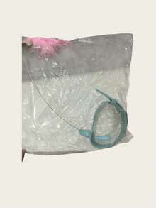 1件免手持貓項圈玩具,附仿真羽毛,幼貓自我娛樂玩具 - 彩色 - 查看 13