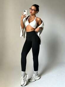 Women Leggings - 9112CK black - View 6