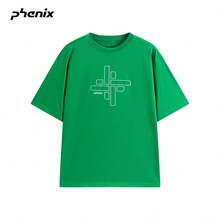 Phenix Phoenix Outdoor Casual Short Sleeve 2026SS Sports Breathable Minimalist Printed Knit T-Shirt - Emerald Green - View 1
