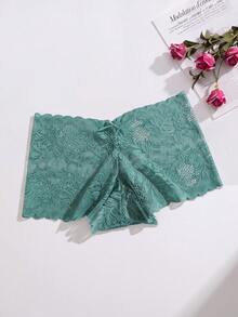FINETOO 6pcs Women's Solid Color Lace Hipster Panties, Fine Stitching Craftsmanship, Soft And Comfortable, Suitable For Yoga, Sports And Daily Wear, Boost Confidence, Multiple Sizes XS-XXL - Multicolor - View 6