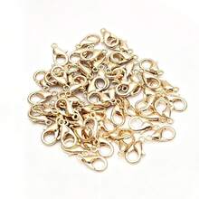 100pcs 12*7mm Lobster Clasp Gold & Silver Jewelry Clasps For Jewelry Making Accessories And Bracelet Necklace Ornament Making - KC Gold - View 4