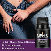 SUMIFANG Passion Fruit Men's Intimate Care Lotion, Combined With Tea Tree Oil, Witch Hazel, Calendula And Aloe Vera Multiple Plant Extracts, Balances Intimate PH Value, Gently Cleans And Soothes Intimate Area, 50g - View 5