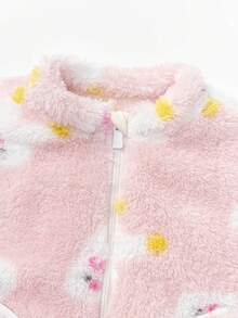 Balabala Cute Baby Winter Jacket Cozy Everyday Outerwear For Chilly Days - Pink - View 6