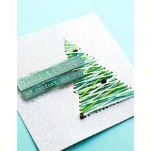 1pc Christmas Tree Metal Cutting Die, Suitable For Birthday, Wedding, Valentine's Day Gifts, Decoration Scrapbooking, DIY Paper Embossing Crafts, Photo Albums And Handmade Punch Cutting Die - Christmas - View 5