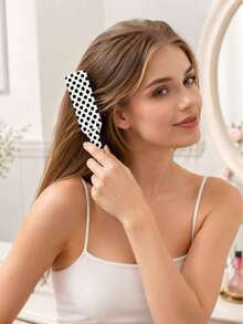 1-4pcs Set Hair Brush Beard Brush Unisex Styling Brush PP Material Fragrance-Free Edge Brush Suitable For Thick Hair Create Smooth Ponytail Bun Smooth Frizz Control Hairline Backcombing And Voluminous Styling Travel Essential Cruise Essential Holiday Essential Also Gift For Women Bridesmaid Gift Wedding Gift Teacher Gift Summer New Style - Multi-color 4 - View 6