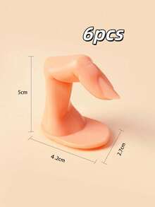 美甲練習假手指 1/2/3/4/5/6/7/8/9/10件組 適合初學者 美甲工具 化妝品 美甲輔助工具 美甲用品 美甲產品 美甲套組 美甲師用品 美甲藝術 美甲配件 美甲甲片 - 黃色 - 查看 12