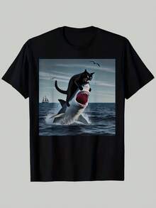 Men T-Shirts - Black - View 1