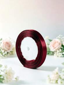 10 Rolls/1 Roll 25 Yards/Rolls 1cm Width Satin Ribbon Braided Thin Tape Gift Wrapping Cake …Packaging Material Bowknot Ribbon Valentine - 25-yard 1cm Ribbon - View 29