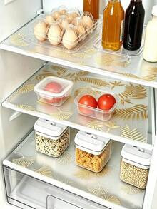 Juego de 4/2/1 Forros de Refrigerador de Alta Calidad y Engrosados, Lavables y Reutilizables, Material EVA con Patrón Innovador, Adecuado para Refrigerador y Decoración de Cocina, Artículos Esenciales de Cocina, Utensilios de Cocina, Suministros de Cocina, Accesorios de Cocina, Verano - Multicolor - Ver 6