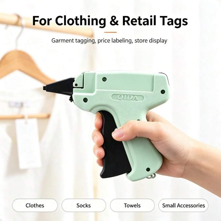 Clothing Label Gun, Suitable For Clothing, Socks, Towels, Small Accessories Retail Price Tagging Tool - Color - View 1