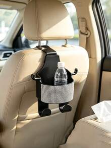 汽車座椅背多功能掛鉤，內建杯架與手機架，必備汽車配件 - B - 查看 8