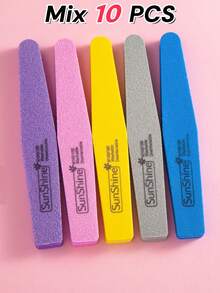 100/180 Grit Nail File And Buffer Set, Double-Sided Sandpaper File, Washable Buffer, Suitable For Natural Nails And Acrylic Nails, Professional Manicure Tools - Multicolor - View 17