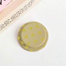 1PC Full Screen Polka Dot Minimalist Solid Color Candy Color Round Polka Dot Matte MagSafe Magnetic Air Cushion Phone Stand Foldable Telescopic Air Pad Adsorption Binge-Watching Finger Ring Support Holder Slouchy Person Gadget Super Beautiful Magnetic Phone Stand - Multicolor - View 13