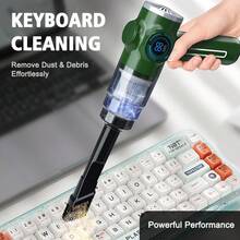 SMEGGEMS FRESHJUICE Wireless Handheld Vacuum Cleaner, 2-In-1 Blow & Suction Function, Type-C Charging, HEPA Washable Filter, Suitable For Car/Home/Office/Pet Hair, Lithium-Ion Battery, 2000mAh - Cordless - View 4