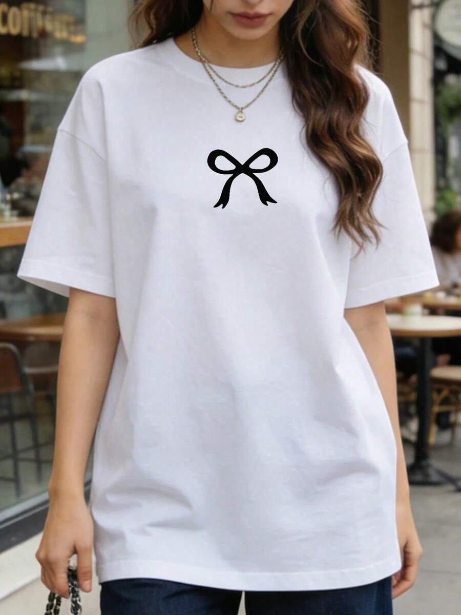 Women T-Shirts - 白色 - 查看 1