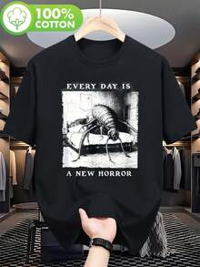 Men T-Shirts - 黑色 - 查看 7