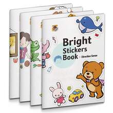 Educational Sticker Book For Kids, Children's Early Learning Activity Book, Fun Sticker Puzzle Book With Animals, Numbers, Colors, Shapes And Daily Life Themes, Creative Preschool Learning Workbook, Interactive Brain Development Game Book, Fine Motor - Children's Cognitive Enlightenment Manual - View 5