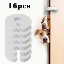 YITAPE Kids Door Stoppers 16pcs Door Guard Anti-Pinch Protection Door Protector Baby Finger Guard Foam Children Door Lock Wide Pet Protection - A - View 1