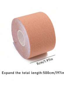5cm*5m Breast Lift Tape, Invisible Waterproof Sweat-Proof, Skin-Friendly Self-Adhesive Chest Tape, Suitable For Backless Dresses, Weddings And Parties - Beige - View 9
