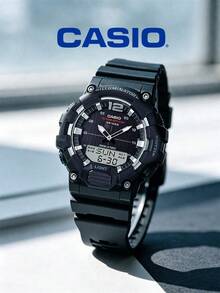 Koleksi Jam Tangan Elektronik Tahan Air Multifungsi CASIO, Jam Tangan Minimalis Serbaguna untuk Komuter dan Pelajar, Jam Tangan Olahraga Tahan Aus Minimalis dengan Timer dan Fungsi Tambahan untuk Komuter dan Komuter - Satu-Ukuran - View 8