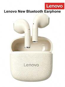 Lenovo EA166 藍牙耳機 HD 音質 智慧清晰通話 IPX5 防水 低延遲 運動音樂入耳式耳機 環繞立體聲 降噪無線耳機 - 月岩白 - 查看 2