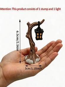 微縮景觀裝飾小配件 塑膠微縮節日樹枝燈 多色可選 手作愛好者裝飾 - 擺飾 - 查看 11