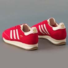 Adidas SL 72 Retro Low-Top Casual Sneakers For Men And Women - Red/Beige - View 5
