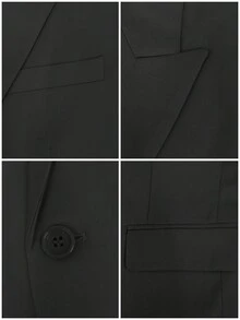 Men Suits - 黑色 - 查看 5