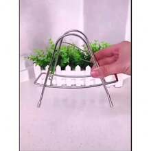 1pc Stainless Steel Cutting Board Pot Lid Rack Knife Holder Kitchen Pot Lid Rack Chopping Board Stand Multi-Function Storage Rack - Multicolor - View 6