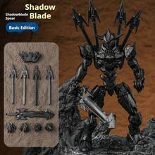 1件裝 Shadow Gun 暗黑之刃可動關節組裝動作人物模型,積木拼裝模型公仔,新款高品質酷炫時尚玩具,DIY全身紓壓益智教具,訓練手眼協調、促進大腦發育與智力成長,裝飾收藏品,適合青少年的完美節日生日禮物 - 彩色 - 查看 12
