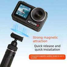 迷你便攜自拍三腳架,相容 Osmo Action 6/Nano 5/4/3、X5/X6,適合 Vlog 使用 - 查看 3