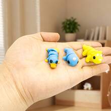 3D Printed Cute Animal Figurines, Movable Joints, Perfect Home Decor Collection, Car Decoration, Gift For Animal Lovers - 彩色 - 查看 4