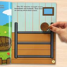 Educational Sticker Book For Kids, Children's Early Learning Activity Book, Fun Sticker Puzzle Book With Animals, Numbers, Colors, Shapes And Daily Life Themes, Creative Preschool Learning Workbook, Interactive Brain Development Game Book, Fine Motor - Children's Cognitive Enlightenment Manual - View 12
