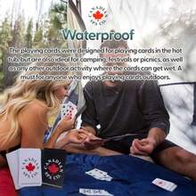 CANADIAN SPA CO. Waterproof Playing Cards, 2 X Deck Of 54 Cards Each, Perfect For Hot Tub, Camping, Festivals, Picnic And Outdoor Use - As Pic - View 4