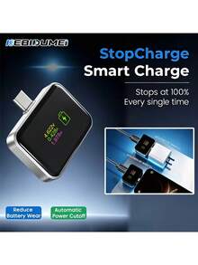 Smart Full Charge Disconnect Switch, Type-C Phone, Tablet, Laptop Battery Health Protector For IPhone, And All Type-C Devices, Automatic Power-Off Overcharge Protection Adapter - Multicolor - View 8
