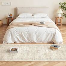Alfombra de pasillo antideslizante para dormitorio, alfombra lavable con reverso de goma - Alfombra suave de pelo corto para cocina, lavandería, baño (61 x 244 cm, beige/marfil) - Camel - Ver 8