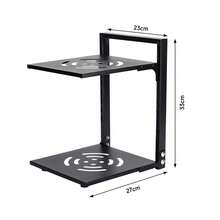 LIVINGANDHOME 2/3/4/5/7-Tiers Adjustable Kitchen Pot Rack Organizer,Pots And Pans Organiser Rack,Pot Pan Rack,Under Sink Storage Shelf Rack,Kitchen Storage Shelf Rack Organzier - Black - View 12