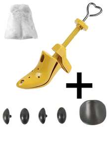 Adjustable Shoe Trees, Anti-Wrinkle Shoe Trees, Durable Shoe Shaping, Anti-Wrinkle, Moisture-Absorbing, Odor-Absorbing, Suitable For Wide Feet, Unisex, Neutral Shoe Shape, Transform A Pair Of Shoes Into A Perfect Fit, Relieve Foot Pads And Calluses, Durable Shoe Shaping, No Power Required, Suitable For Dress Shoes, Boots And Synthetic Leather Shoes - Multicolor - View 11
