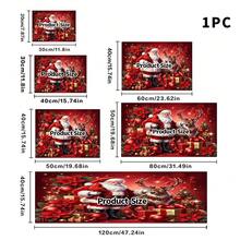 1pc Absorbent Quick-Drying Non-Slip Table Mat With Christmas Theme Pattern, Dish Drying Mat, Coffee Machine Mat, Suitable For Kitchen Countertop, Office Desk, Dining Table And More, Christmas Decoration, Multi-Purpose Drainage Mat, Home Gift, Desktop Decor - XYLSD-852 - View 8