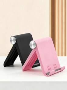 [Tersedia 5 Warna] 1/2 buah Dudukan Ponsel Lipat Portabel Premium, Bahan ABS Tebal, Penopang Meja Multi-Sudut yang Dapat Diatur, Dudukan Universal Ponsel Tablet Anti Selip Ukuran Saku Ringan, Aksesori Penting untuk Kantor, Rumah, dan Perjalanan - MultiWarna - View 15
