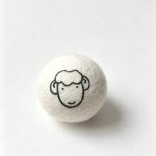 1/3/6pcs Natural Wool Dryer Balls, Reduce Static, Soften Clothes, Fabric Care, Sheep Pattern, Home Essential, Ball Pit, Laundry, Facial Cotton Balls, Cotton Balls - Standard Model - View 12