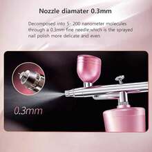 Boquilla de tatuaje universal para aerógrafo, punta de precisión de 0.3mm, set especial para modeladores profesionales, artistas de pasteles yécnicos de uñas. - Negro - Ver 9
