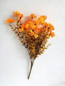 3 Bundles Artificial Autumn Plants Flowers, Outdoor Decor, Silk-Like Colorful Daisies, UV Resistant, Realistic Non-Fading, Suitable For Front Door, Porch, Patio, Yard, Balcony Autumn Decoration - Multicolor - View 13