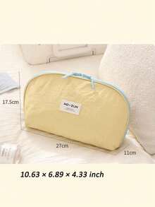 Multi-Grid Lingerie Storage Bag, Portable Travel Underwear Organizer, Socks Bra Sorting Pouch, Waterproof Fabric, Ideal For Short Trip - Multicolor - View 6